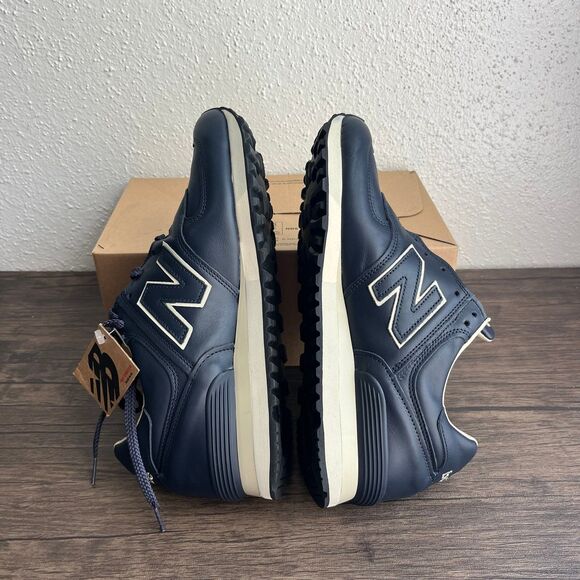 New Balance 576 Made In England Sky Captain Cement Navy Men’s Size 9 D OU576LNN - Picture 4 of 7